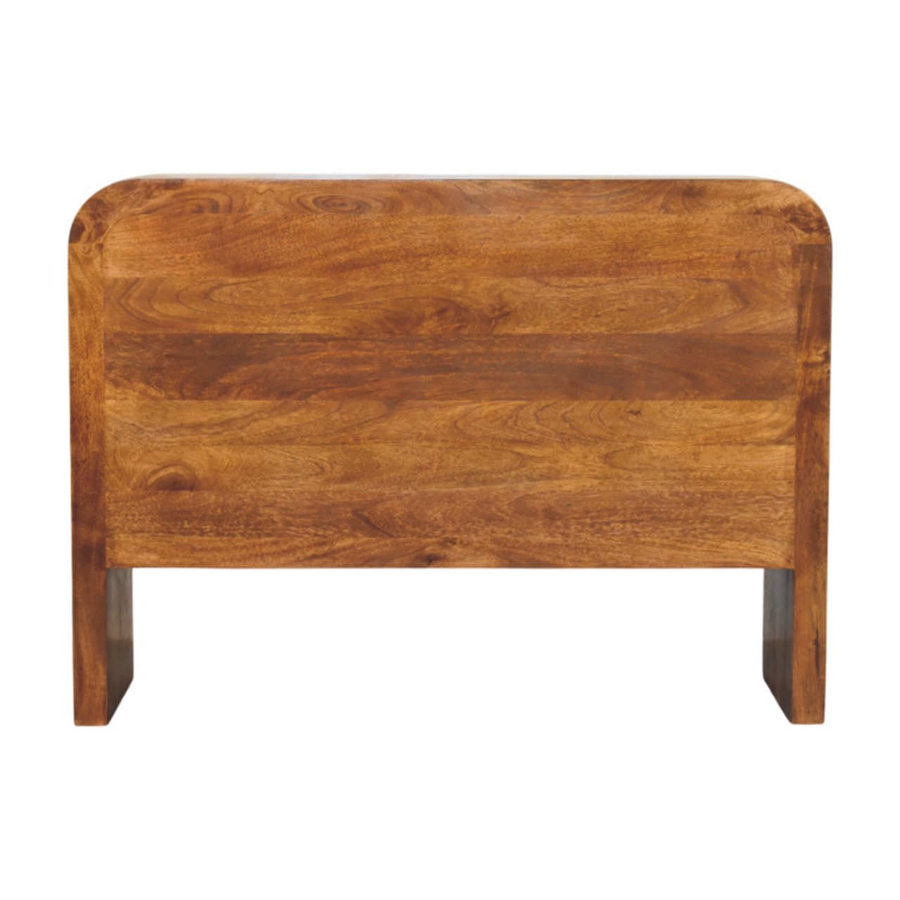 Solid Mango Wood Chestnut Finished Darcy 3 over 3 Drawer Chest - Image 9