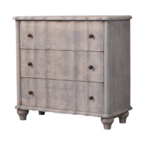 Solid Mango Wood Lume Washed Panel Chest