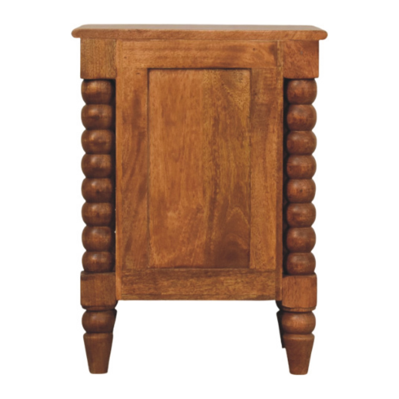 Solid Mango Wood Spindle Amber Bedside - Image 8