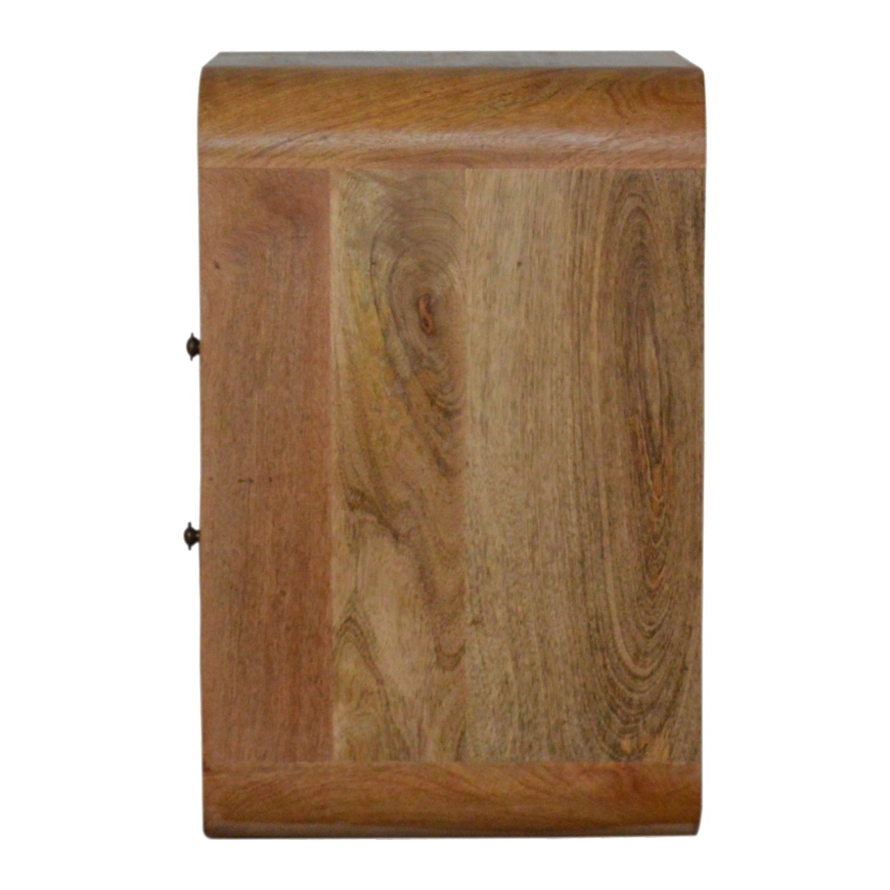 Solid Mango Wood London Bedside with 2 Drawers - Image 8