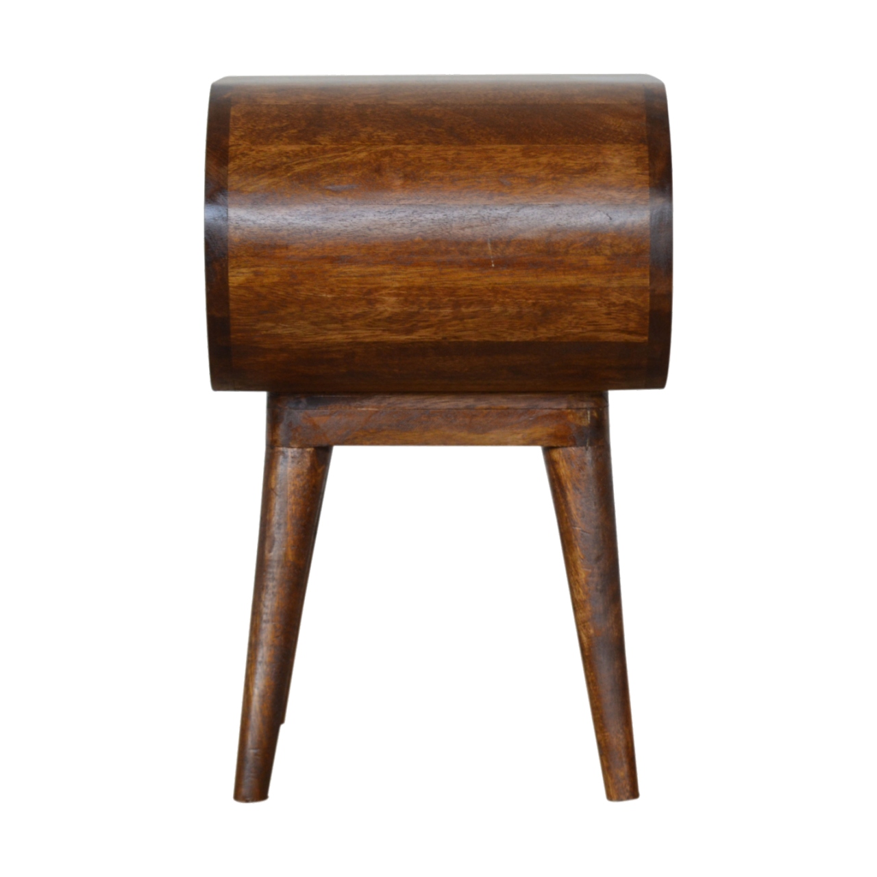 Solid Mango Wood Chestnut Open Nightstand - Image 8