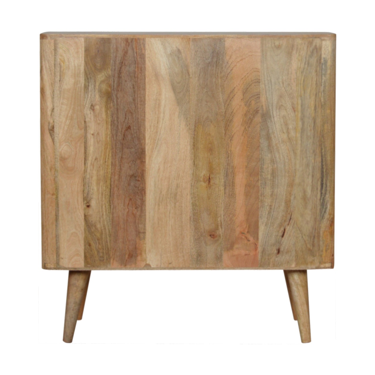 Solid Mango Wood Lead Embossed Resin Cabinet - Image 9