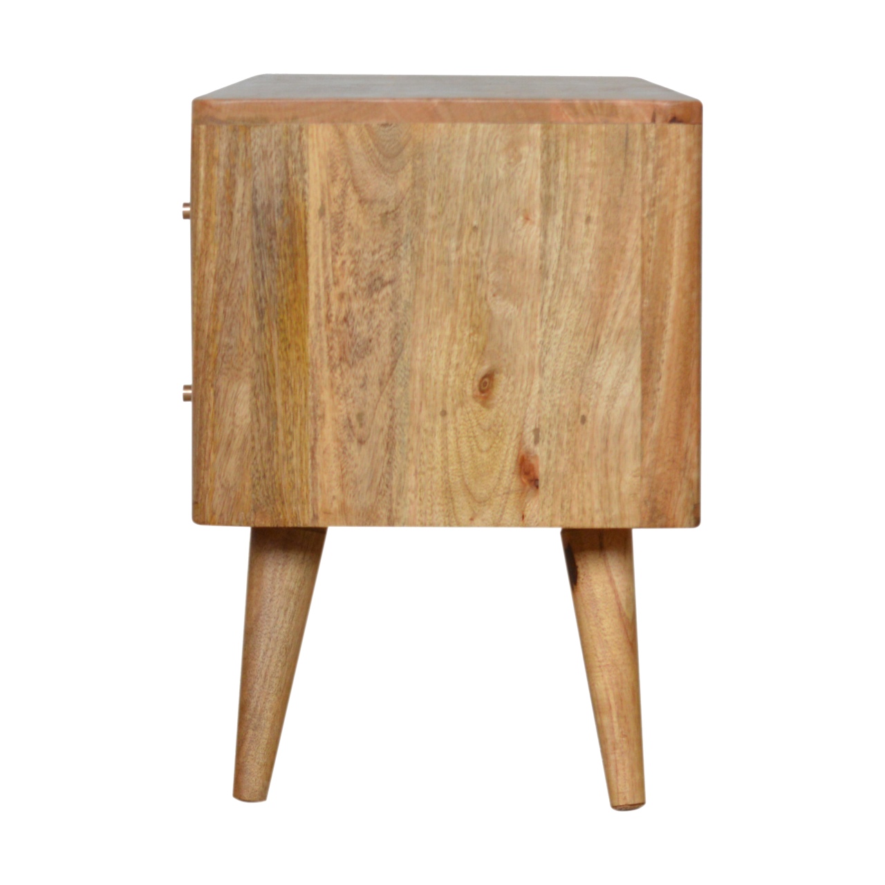 Solid Mango Wood Leaf Resin Entertainment Unit - Image 8