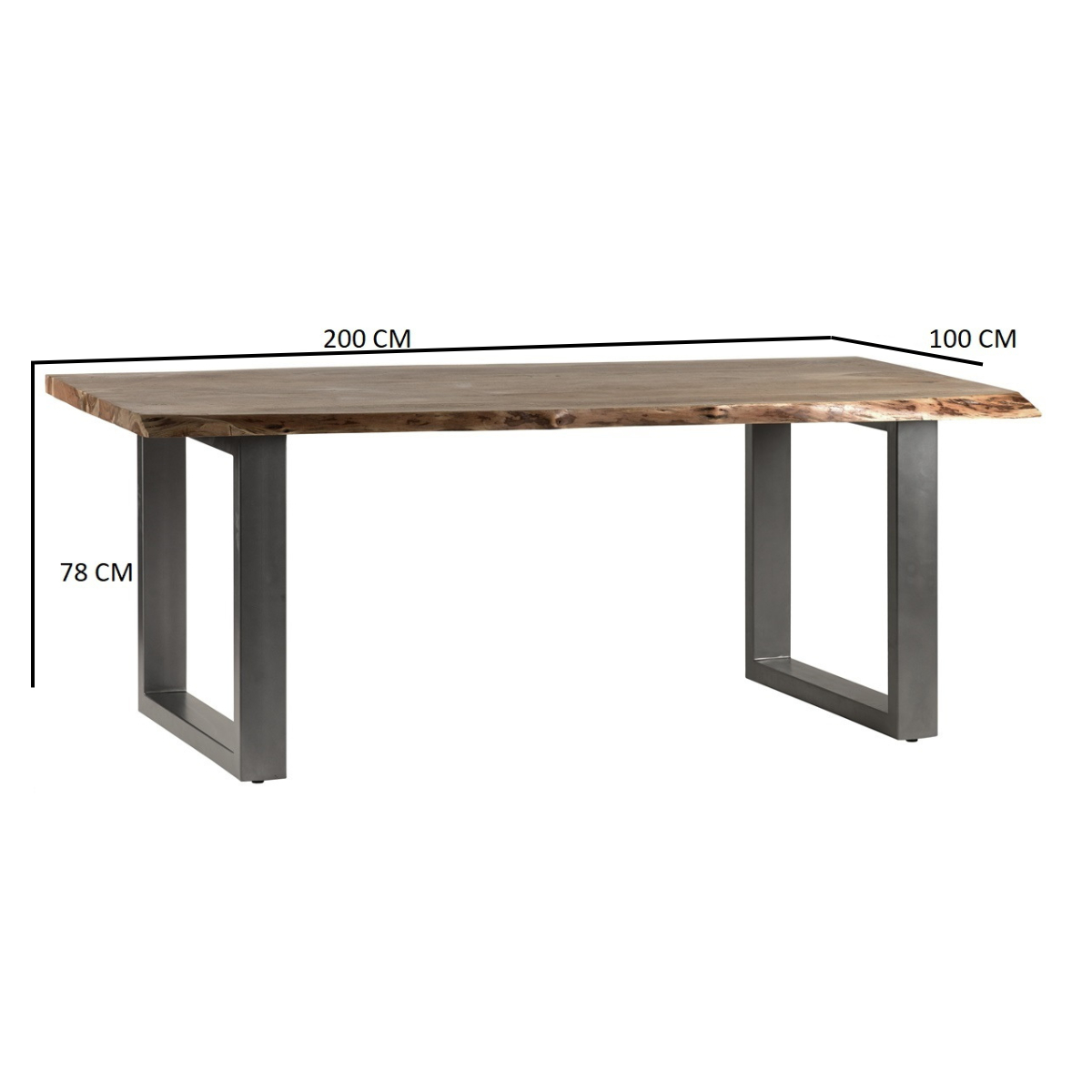 Baltic Live Edge Dining Table 2 M - Image 5
