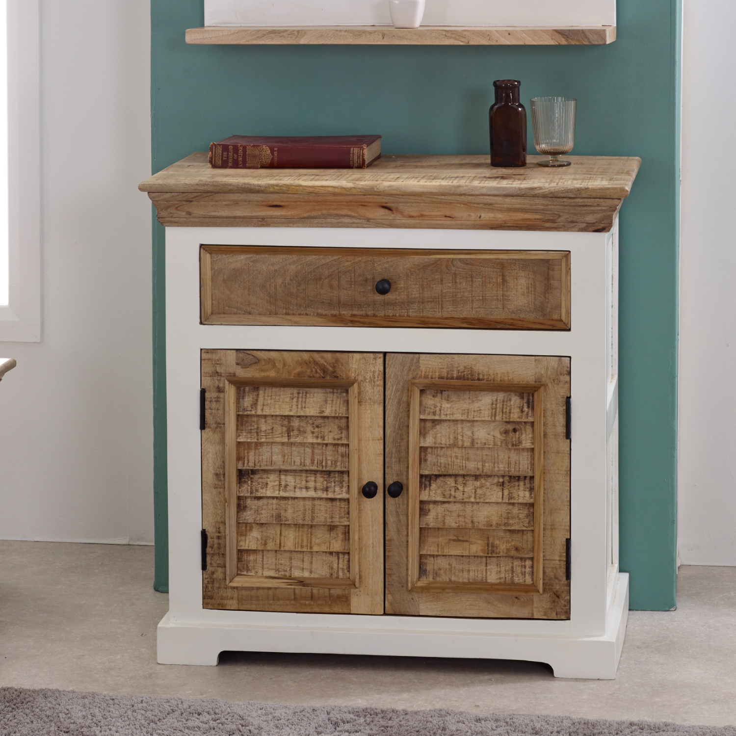 Alfie Wood Sideboard - 1 Drawer & 2 Doors - Image 10