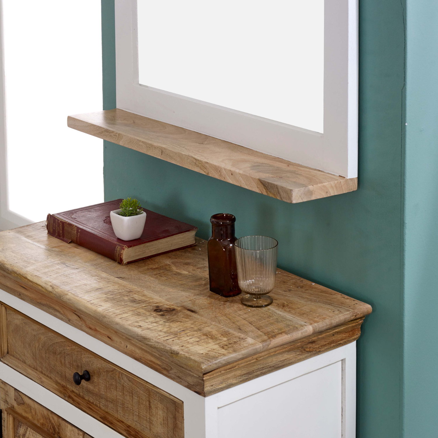 Alfie Wood Sideboard - 1 Drawer & 2 Doors - Image 7