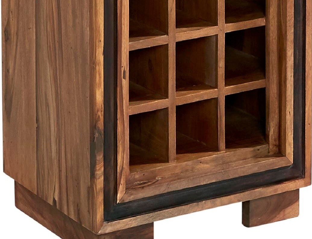 Jodhpur Sheesham Wine Bookcase - Image 2