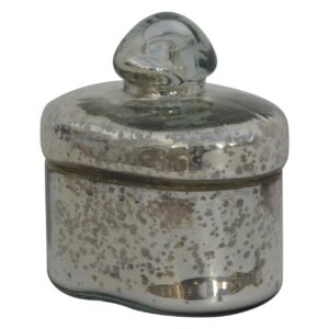 Solid Mango Wood Small Vintage Styled Jar