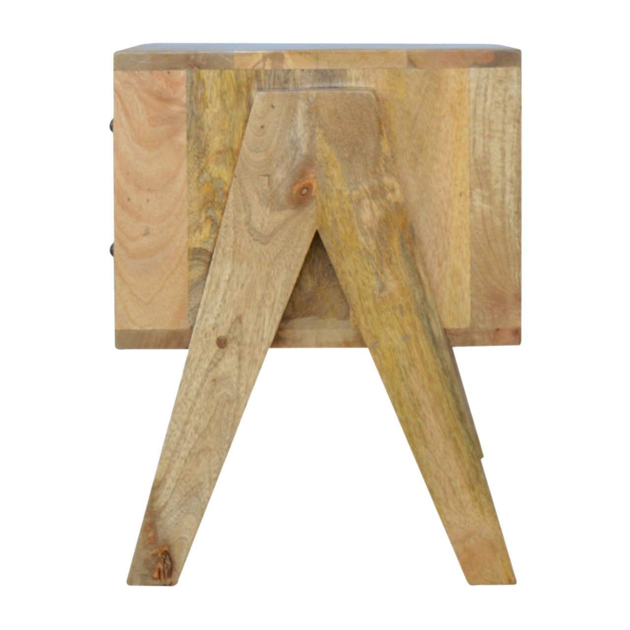 Solid Mango Wood Trestle Media Unit - Image 8