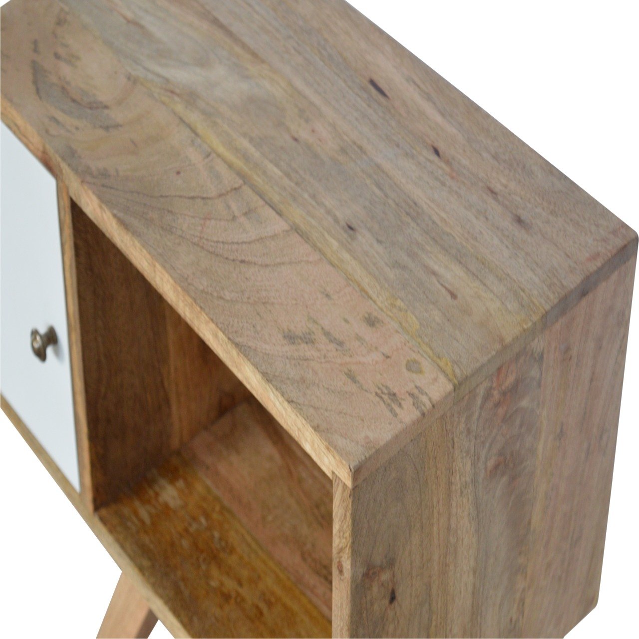 Solid Mango Wood Solid Wood Tripod Bedside - Image 5