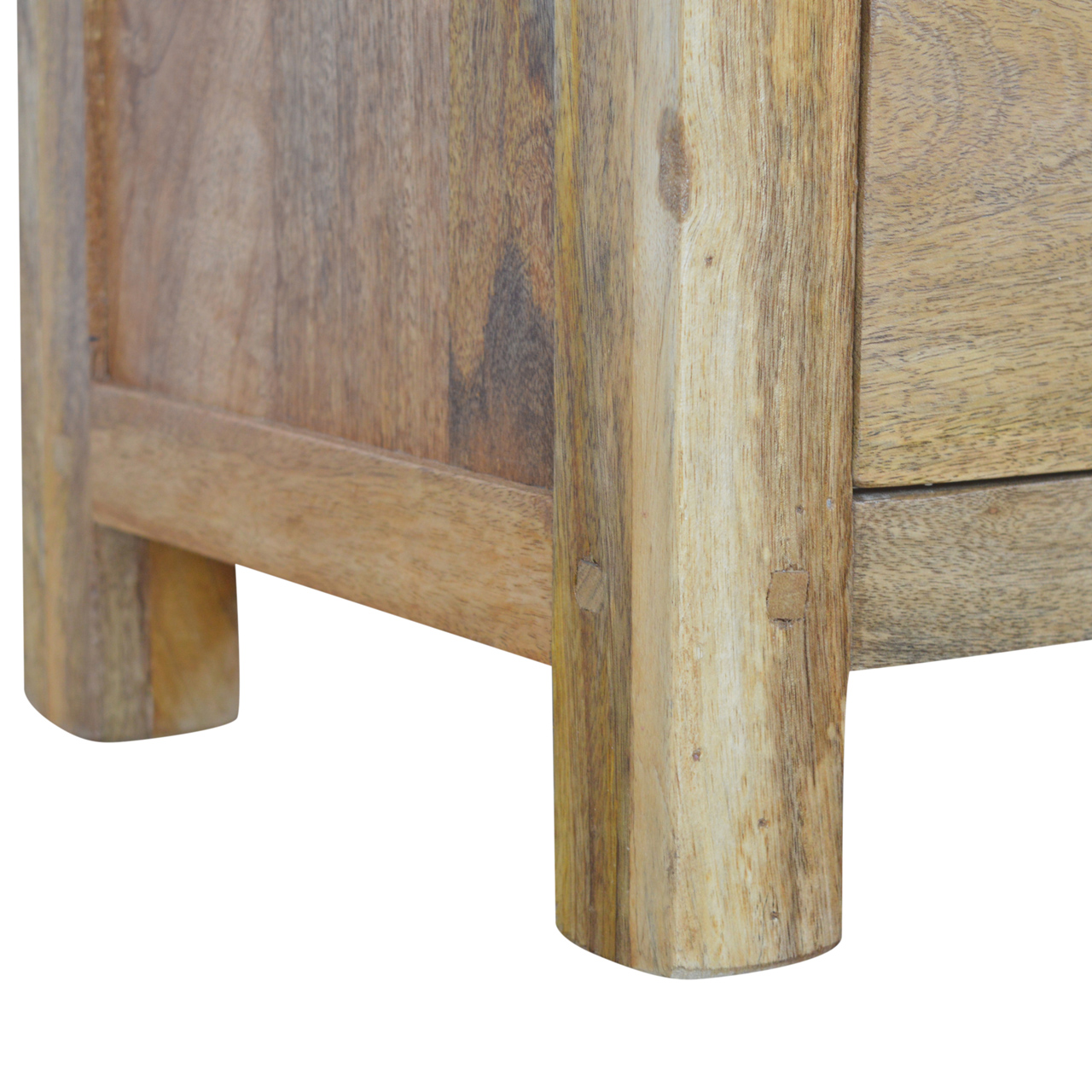 Solid Mango Wood Mango Wood Country Style Three Drawer Chest - Image 6