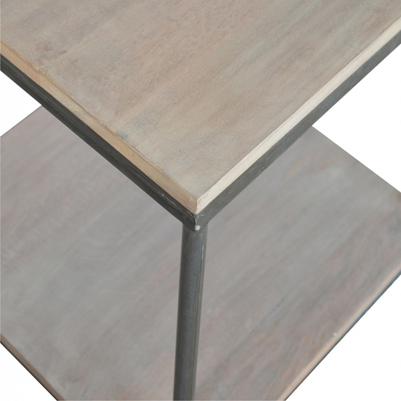 Solid Mango Wood Mango Wood Side Table - Image 4
