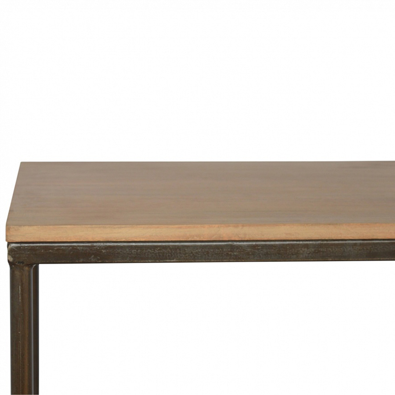 Solid Mango Wood Mango Wood Side Table - Image 6