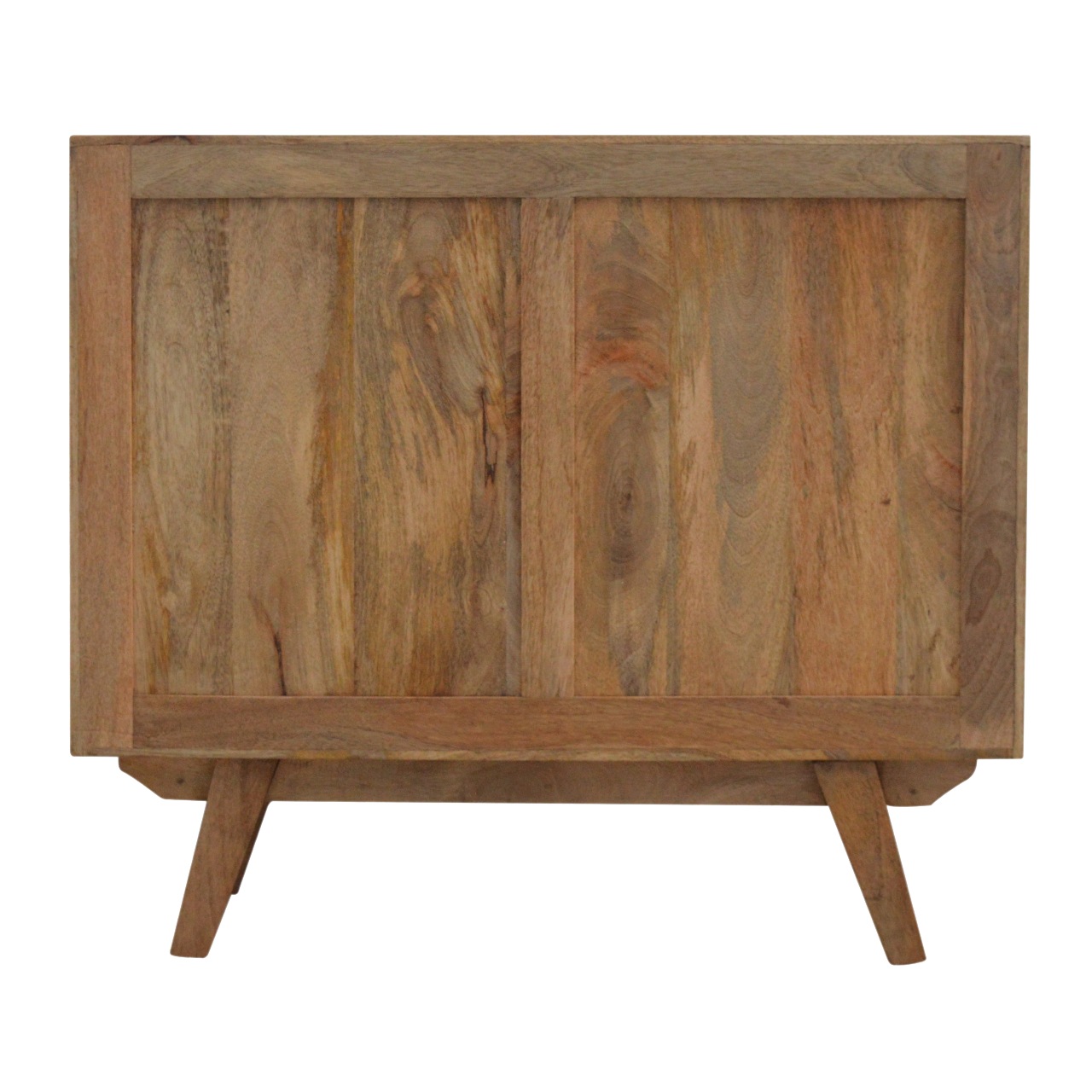Solid Mango Wood Two Tone Hand Painted Cabinet - Image 9