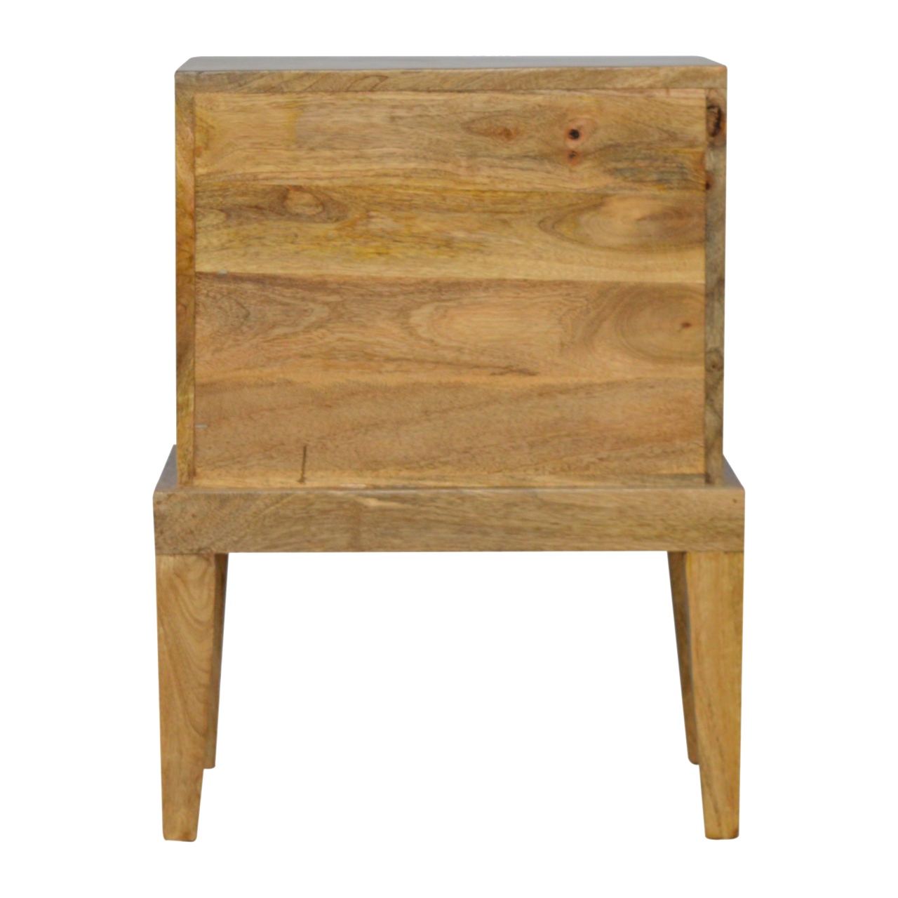 Solid Mango Wood Solid Wood Bedside with T-Bar Knobs - Image 8