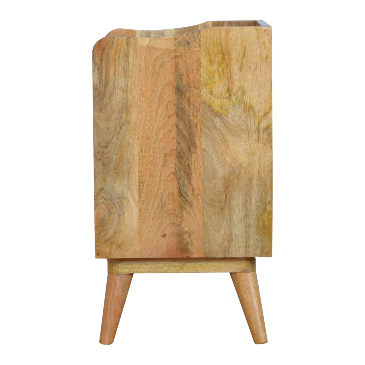 Solid Mango Wood Pineapple Screen Printed Bedside - Image 8