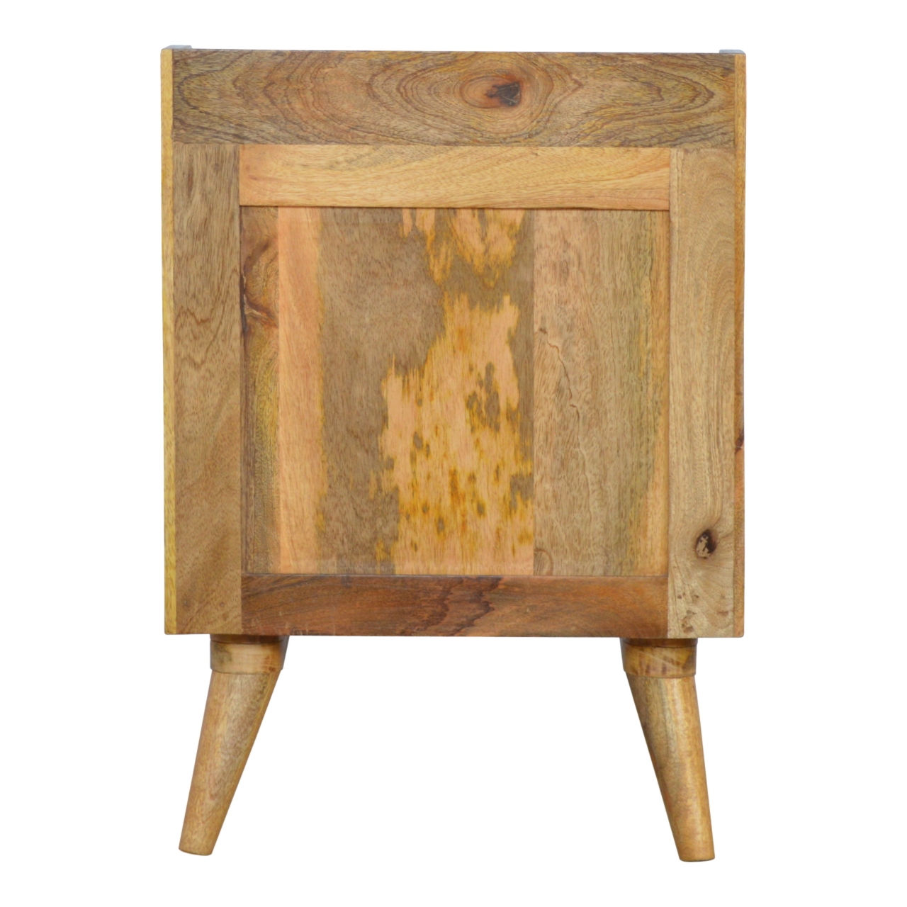 Solid Mango Wood Pineapple Screen Printed Bedside - Image 9