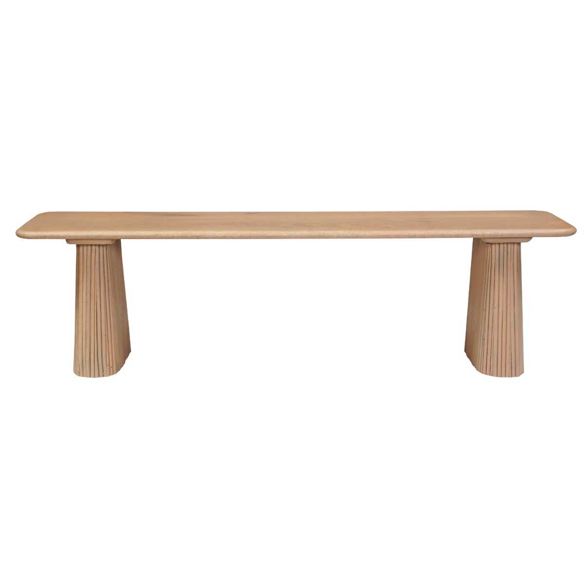 Austin Solid Wood Dining Bench - Image 2