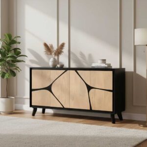 Boho Solid Wood Extra Large Sideboard