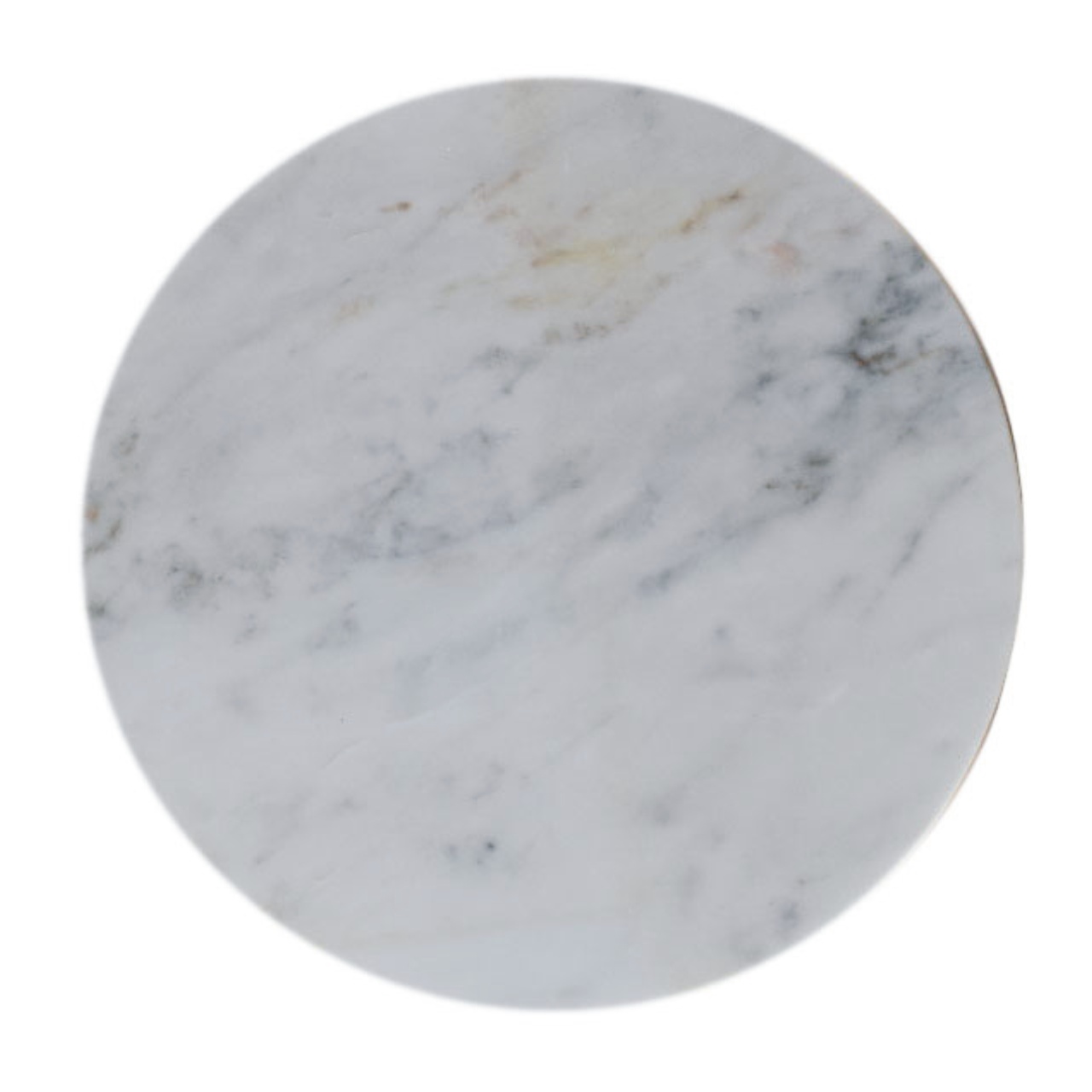 Solid Mango Wood Amber Oak Finished Marble Top Bulla Side Table - Image 7
