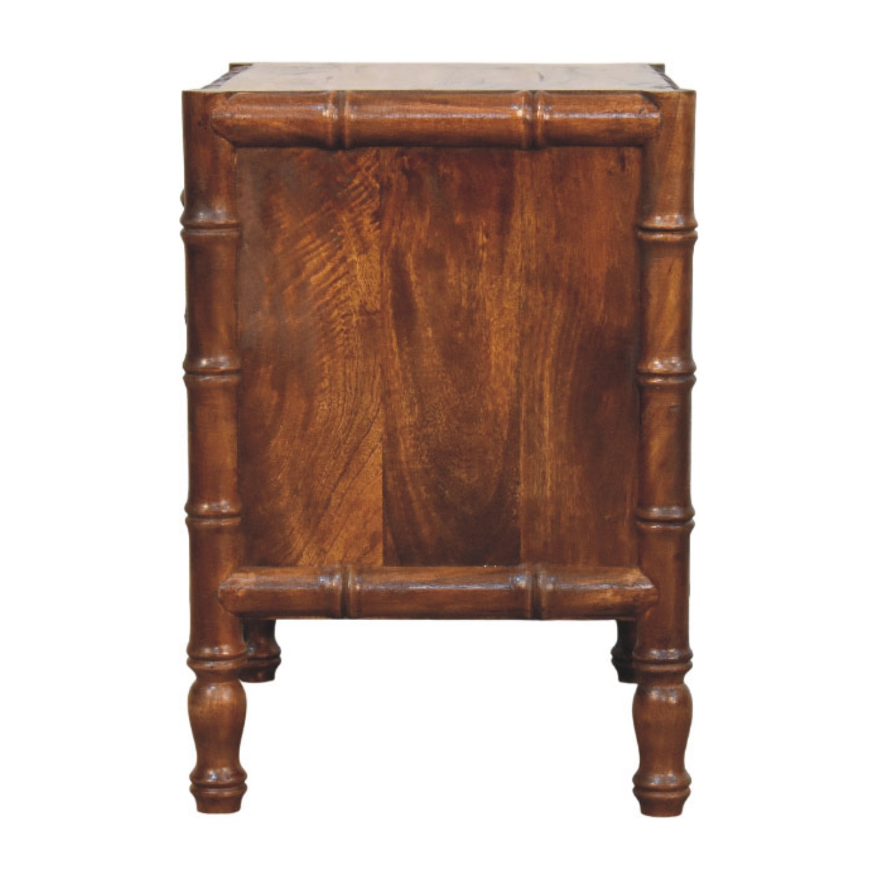 Bamboo Framed Bedside Table - Image 7