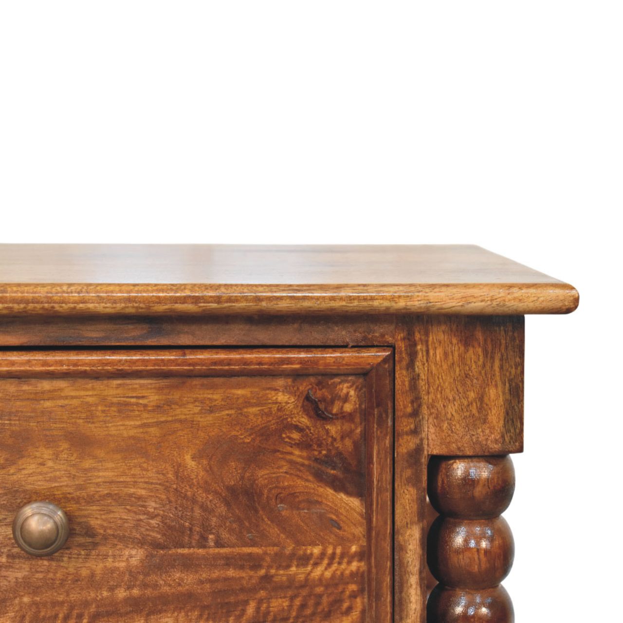 Spindle Beaded Bedside Table - Image 4