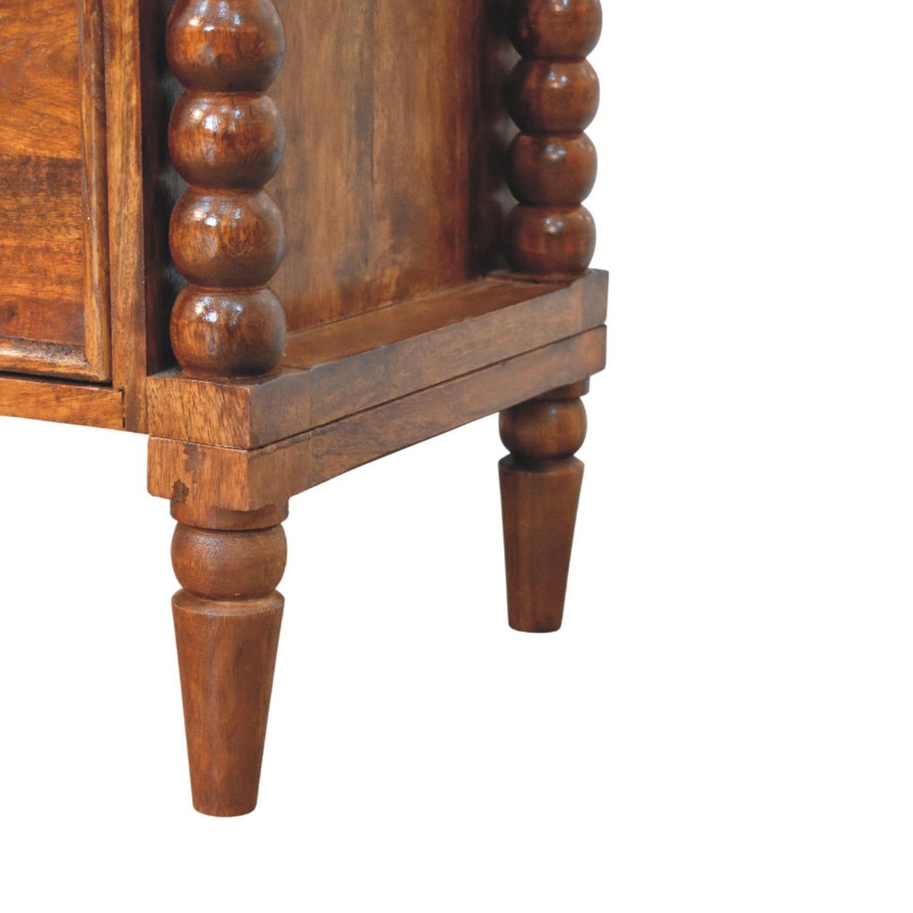 Spindle Beaded Bedside Table - Image 7