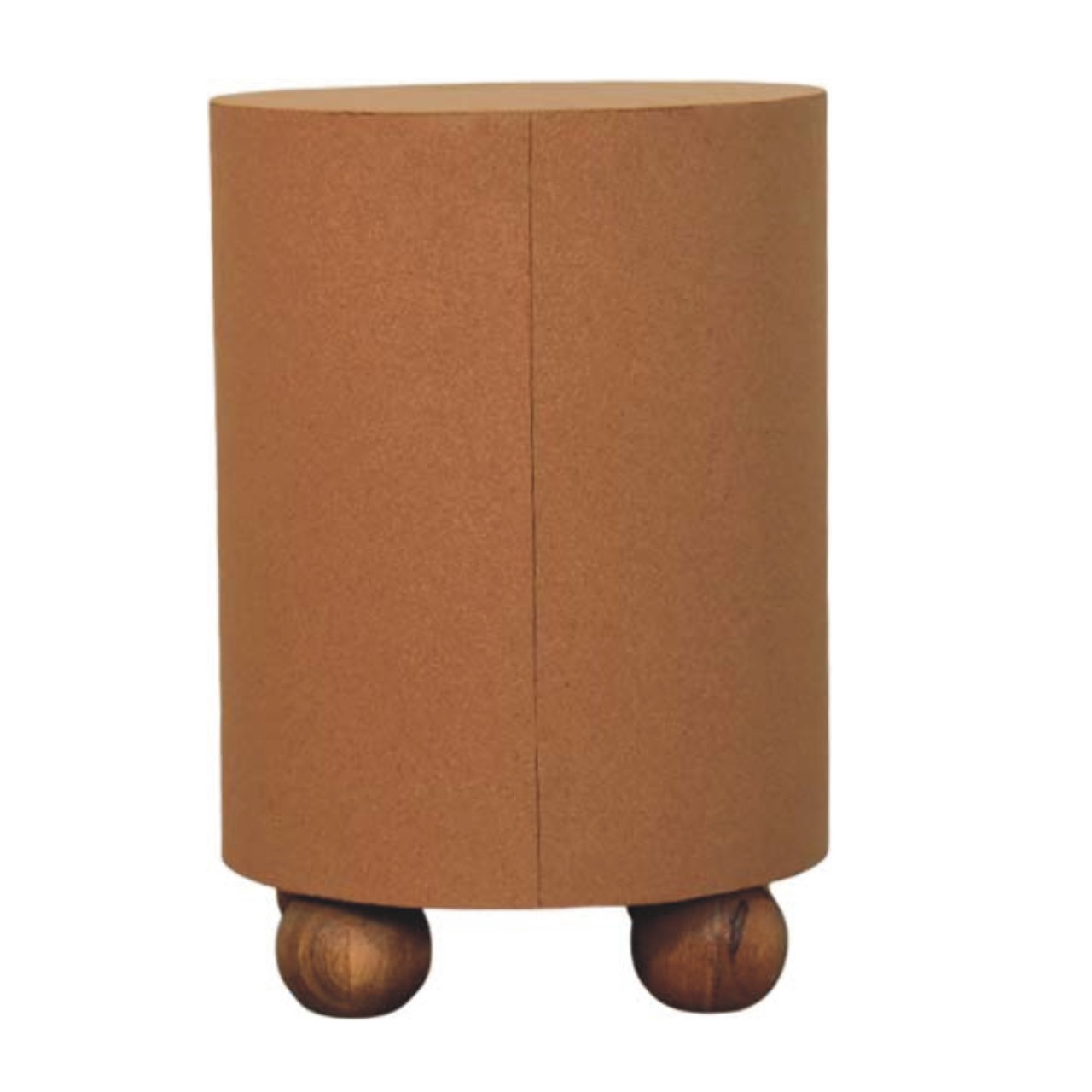 Solid Mango Wood Oak Finished Maison Liège 3 Drawer Storage Unit - Image 9