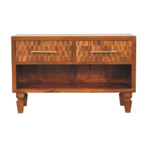 Cadiz Carved Shoe Bench