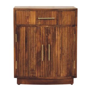 Milan Fluted Bedside Cabinet