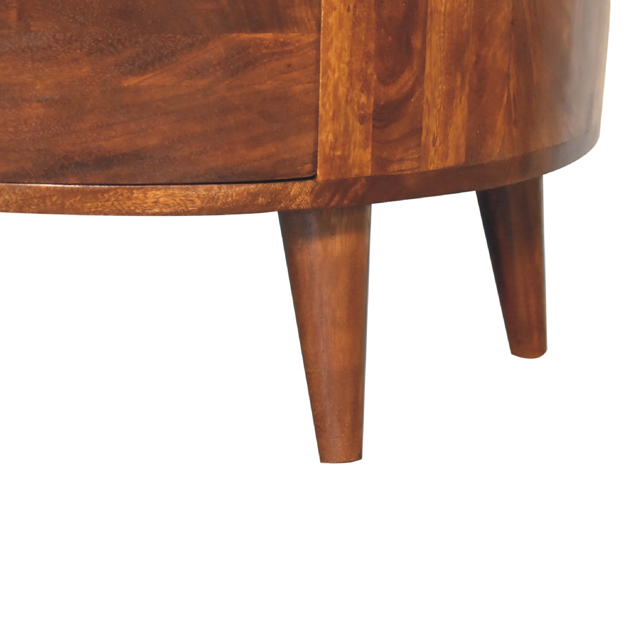 Solid Mango Wood Chestnut Finished 3 Drawer Odyssey Chest of Drawers - Image 7