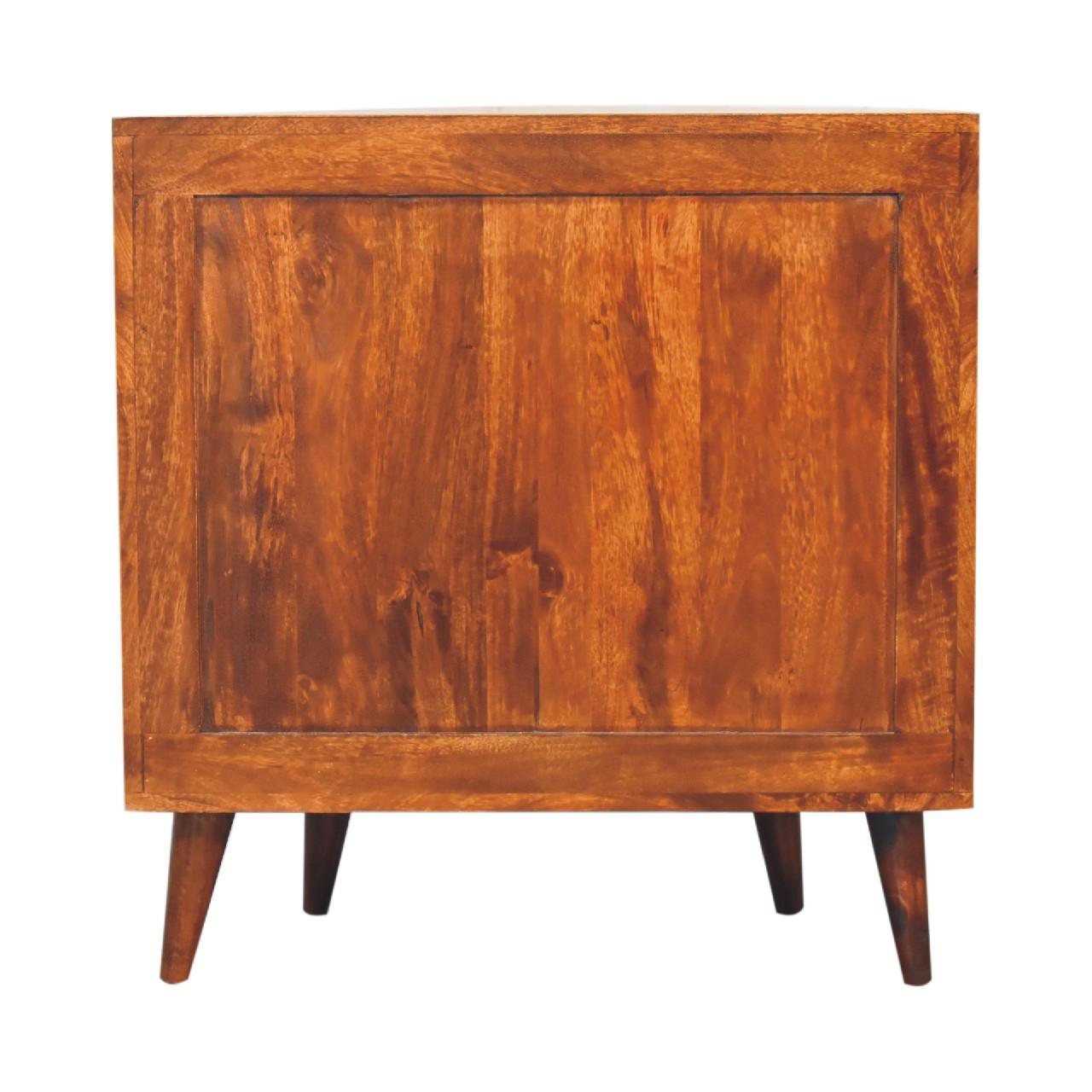 Solid Mango Wood Chestnut Finished 3 Drawer Odyssey Chest of Drawers - Image 9
